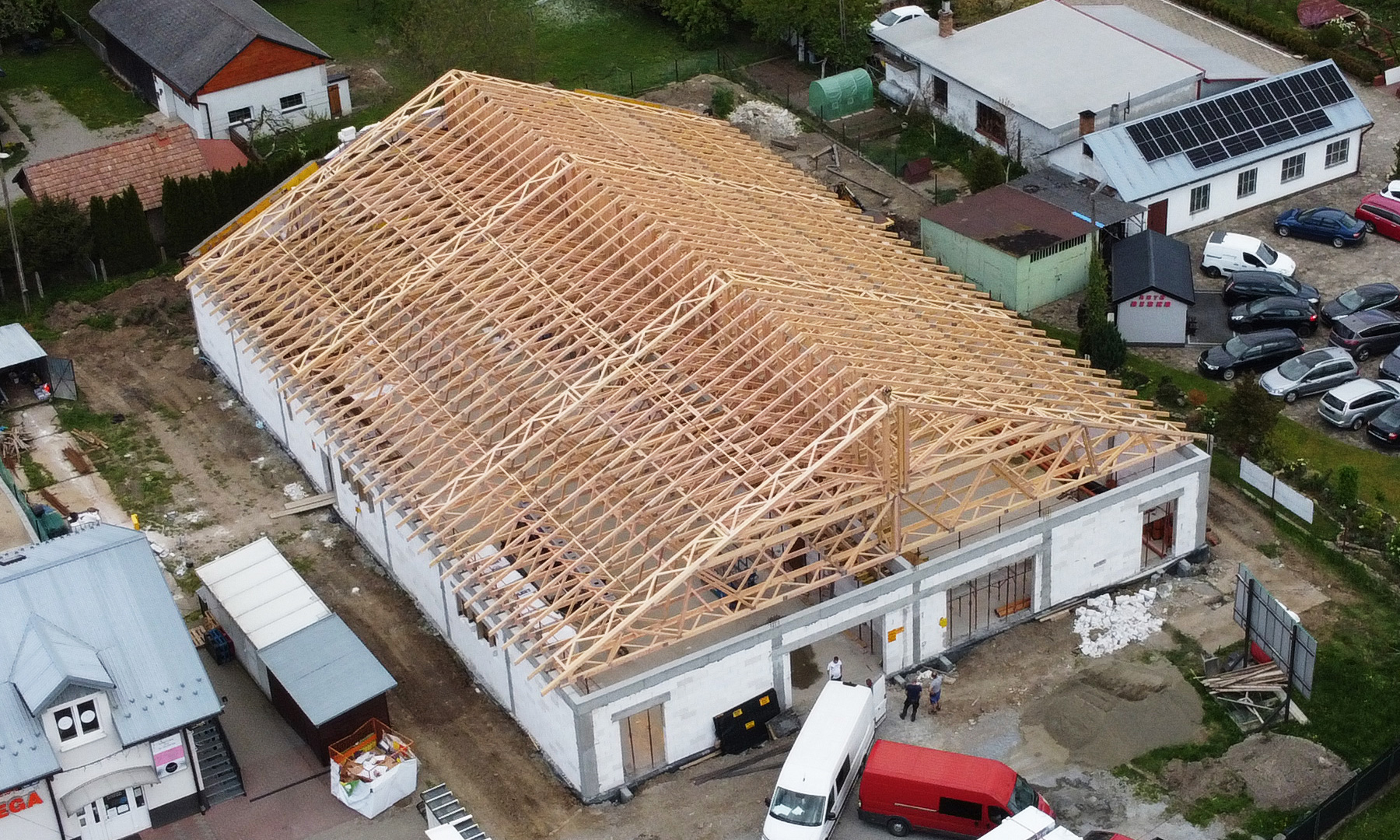 dach więźba konstrukcje drewniane